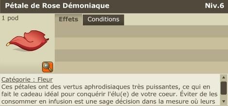 Petale Rose démoniaque